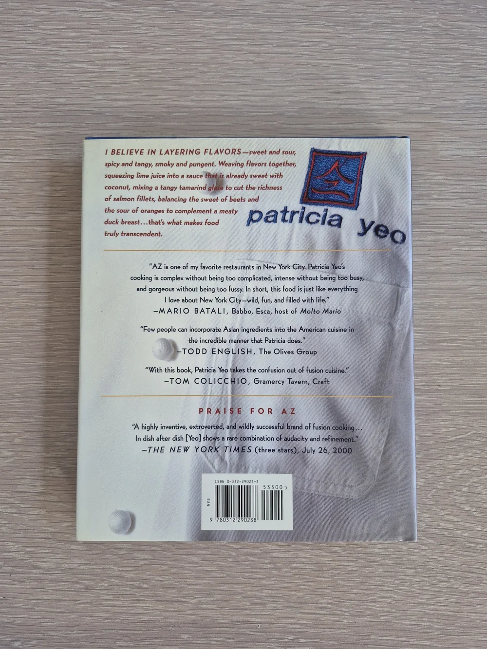 Patricia Yeo: Cooking From A to Z - Hardcover Cookbook